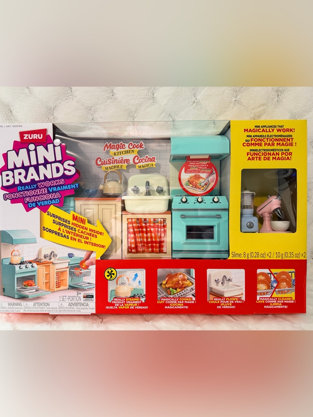 ZURU Mini Brands Magic Cook Kitchen + Mixer & Blender Bundle NEW